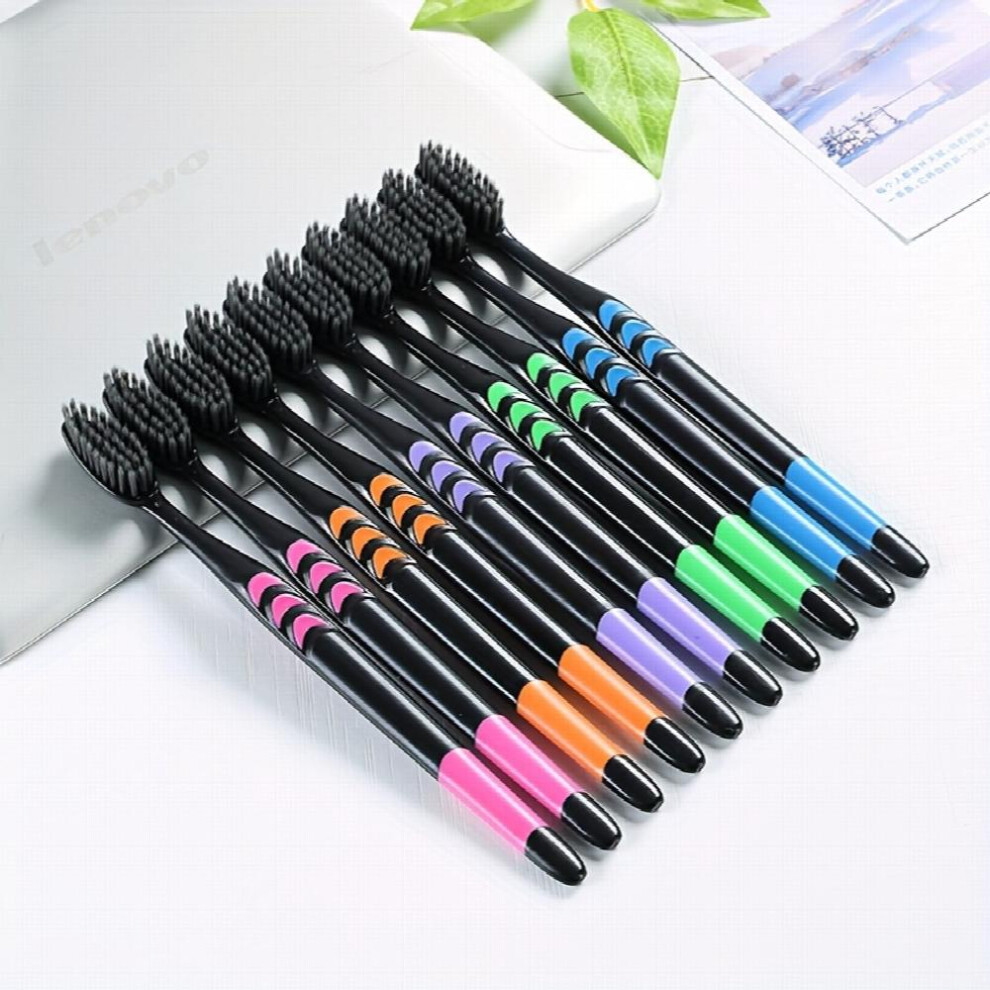 5pcs 10pcs Soft Bristle Toothbrush Set Sharpened Silk Soft Bristles For Family Oral Care Family Pack Toothbrush Set