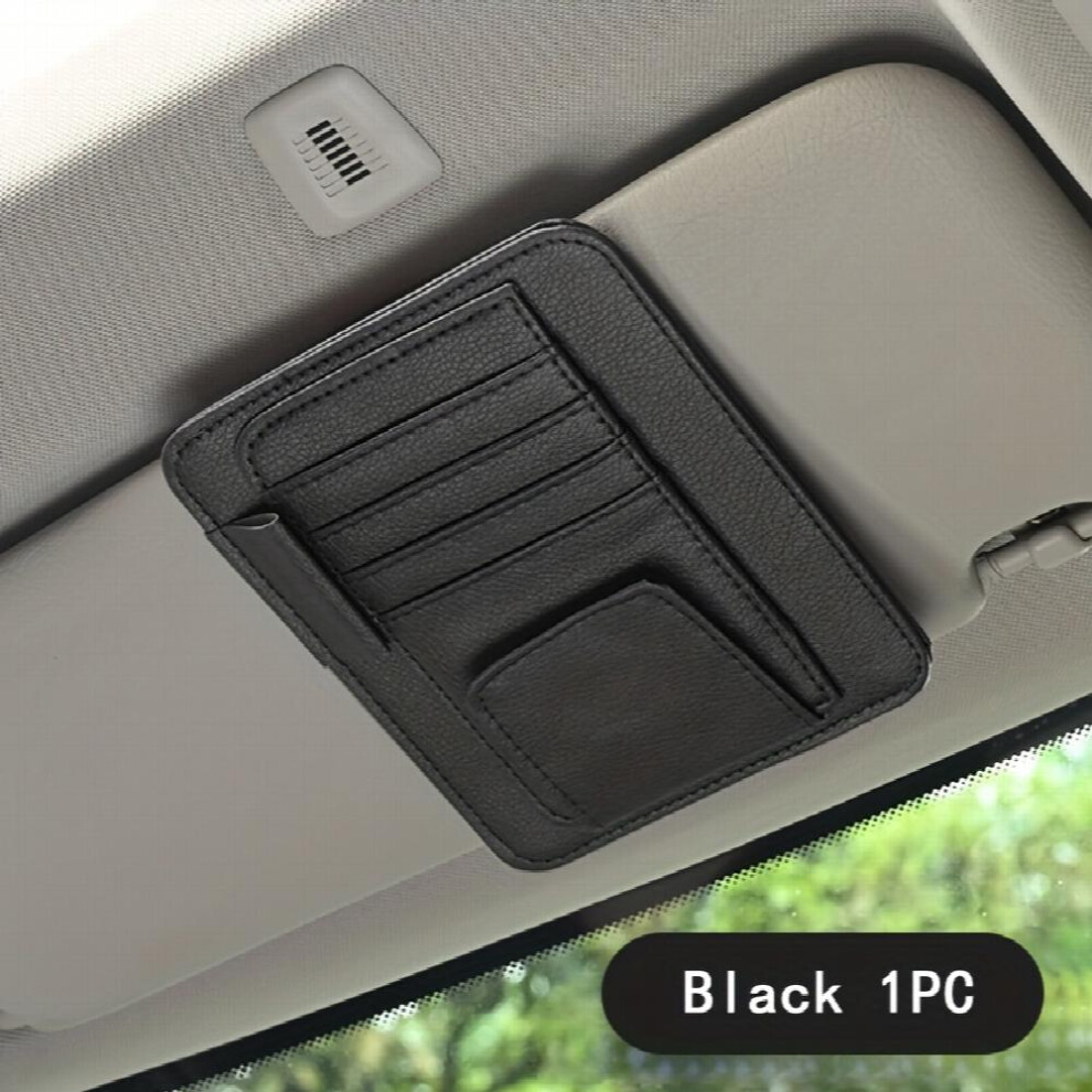 Car Sun Visor Organizer Pocket Auto Interior Accessories Pocket Organizer Car Document Storage Pouch Pen Holder