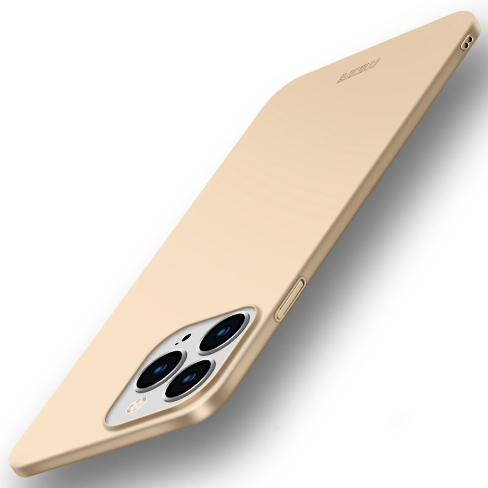 (Gold) Mofi Frosted Pc Ultra-Thin Hard Case For Iphone 15 Pro Max Gold 9372166117870