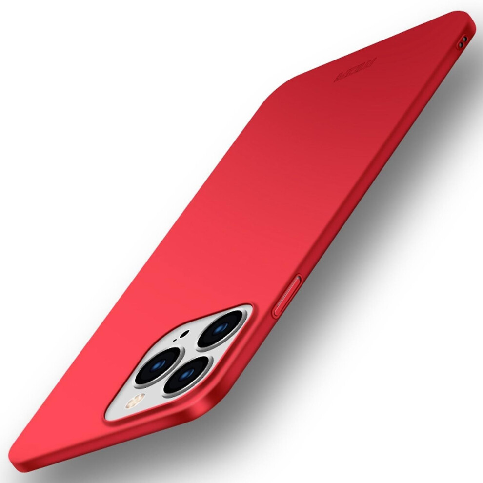 (Red) Mofi Frosted Pc Ultra-Thin Hard Case For Iphone 15 Pro Max Red 9372166117917