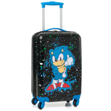 Sonic the Hedgehog Medium Suitcase (Unisex Kids Black)