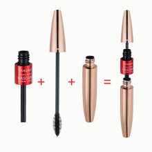 2 in 1 Mascara Waterproof Long Lasting Thickening Lengthening Curling Natural Lashes Makeup for Women & Girls