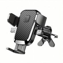 1pc Universal Car Air Vent Phone Mount Holder Car Phone Holder For Car Upgraded Metal Hook Air Vent Compatible With All Mobile Phones