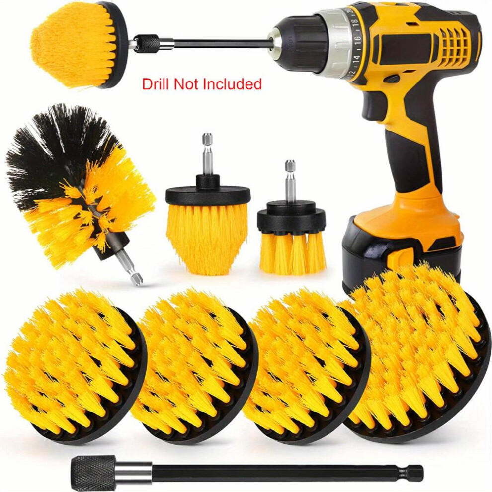 3 5 8 22pcs Drill Brush Attachment Set Brush Drill Attachment Power Cleaning Scrub Brush For Bathroom Tub Tile Corner Floor