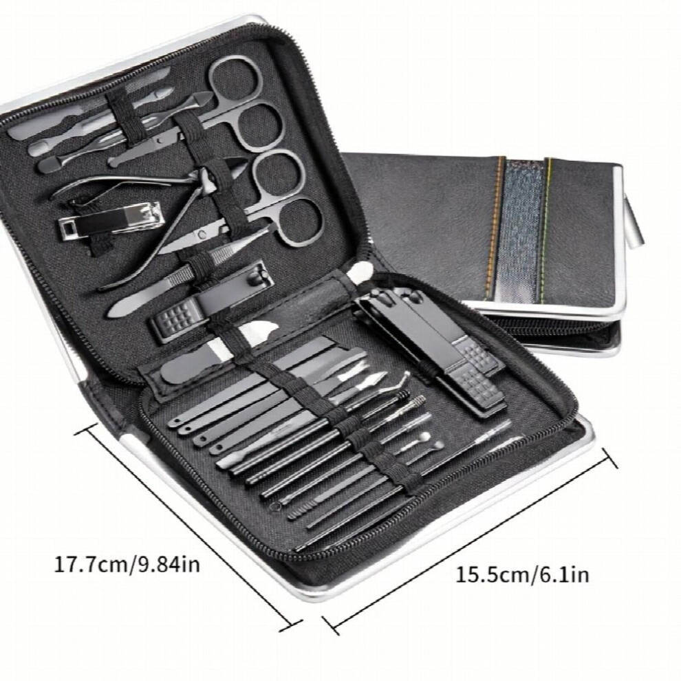 Nail Clippers Set Professional Nail Cutters For Thick Nails Sharp Sturdy Nail Clippers Set For Men & Women With Portable Travel Case