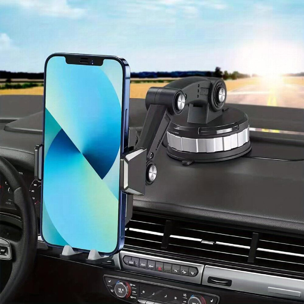 Car Phone Holder Mount Universal Dashboard Windshield Window Cell Phone Mount Suction Cup Phone Holder For Car Truck Fit For Most Smartphones 885682487413