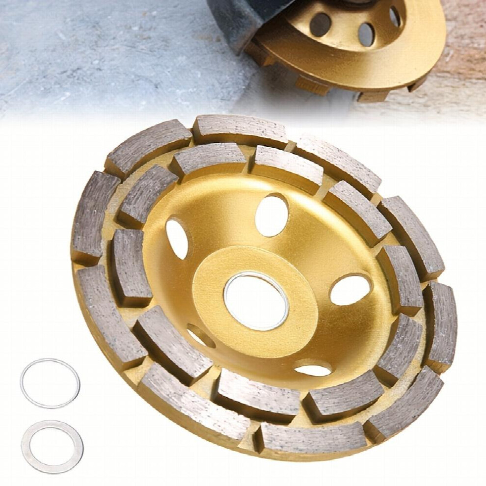 125mm 5 Diamond Segment Grinding Wheel Disc Cup Marble Concrete Granite Stone