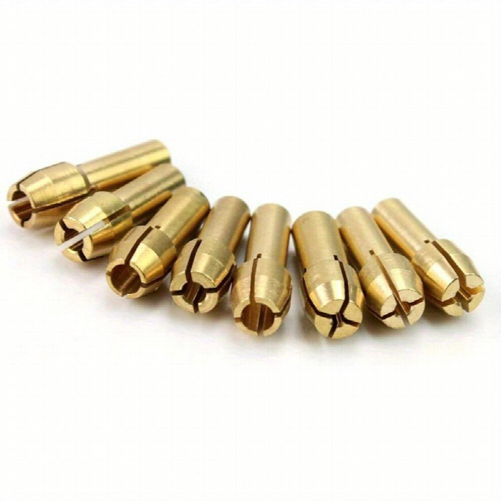 8Pcs 4485 Quick Change Rotary Tool Collet Nut Set Medium