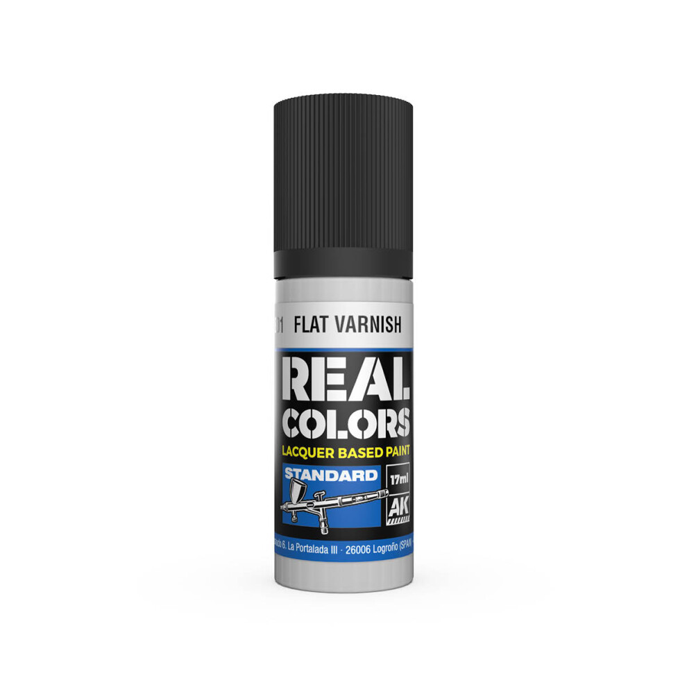 Ak Interactive Rc801 Flat Varnish Real Colours Lacquer Paint 17Ml