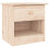 VidaXL vidaXL Bedside Cabinet Nightstand Bed Table Bed Cabinet ALTA Solid Wood Pine 1
