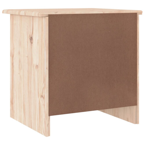 VidaXL vidaXL Bedside Cabinet Nightstand Bed Table Bed Cabinet ALTA Solid Wood Pine 2