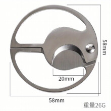 1pc Cigar Cutter Cigar Scissors Double edged Cigar Cutter Stainless Steel Metal Clipper Cigar Cutter Diameter Guillotine Accessories Smoking Accessori