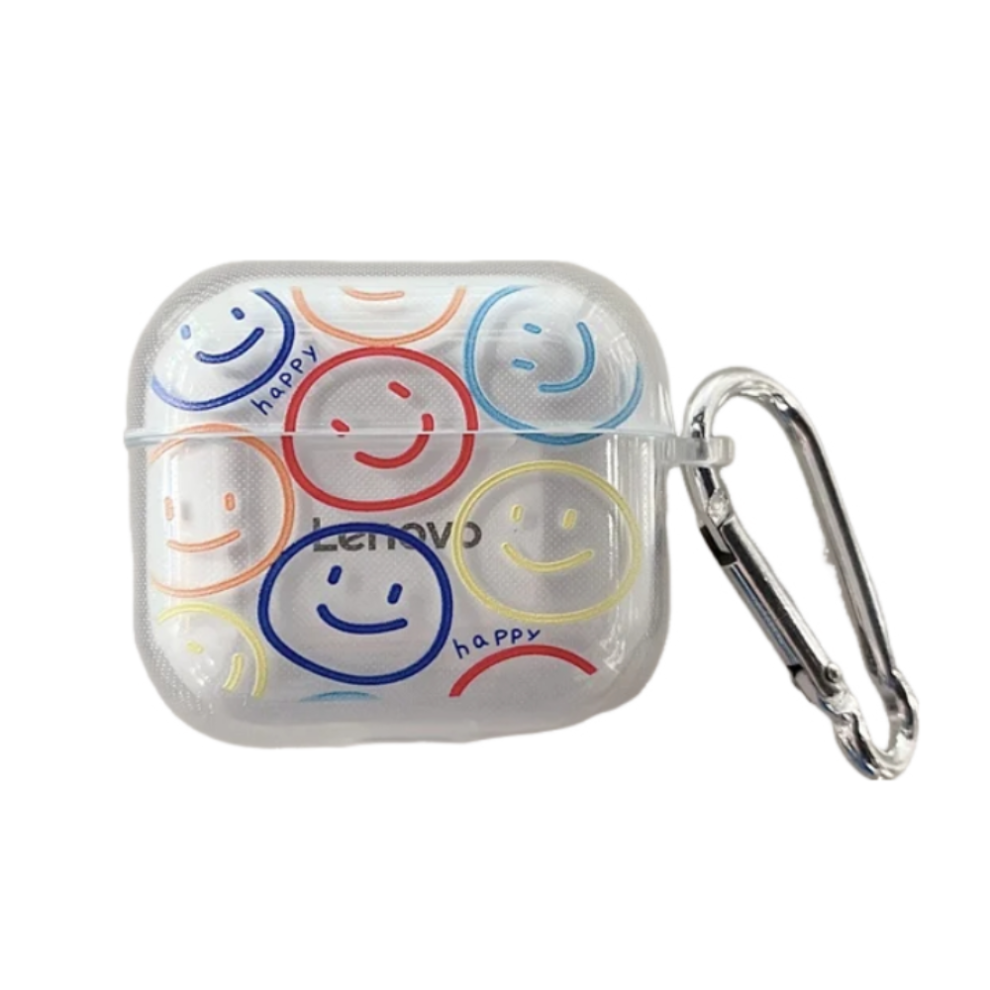 Earphone Case Colored Smiles For Lenovo Lp12 Tws Headphone Protective Box Earbud Cases-image-OPC-PFJ9YQJ-NEW