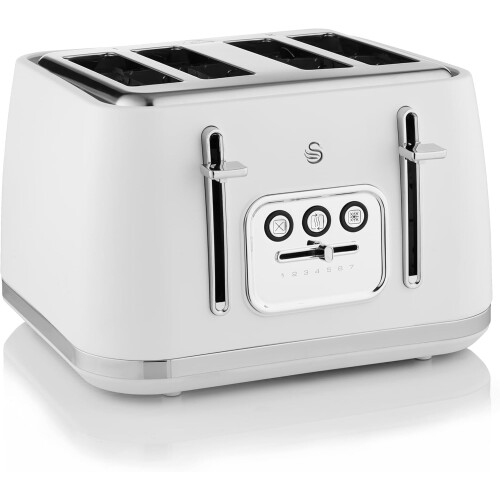 Swan Swan Serenity 4 Slice Toaster Temperature Control ST19024WHT (White) 2