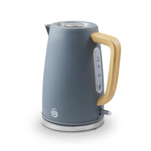 Swan Fjord Jug kettle Wooden Accents SK19024GRY (Grey)