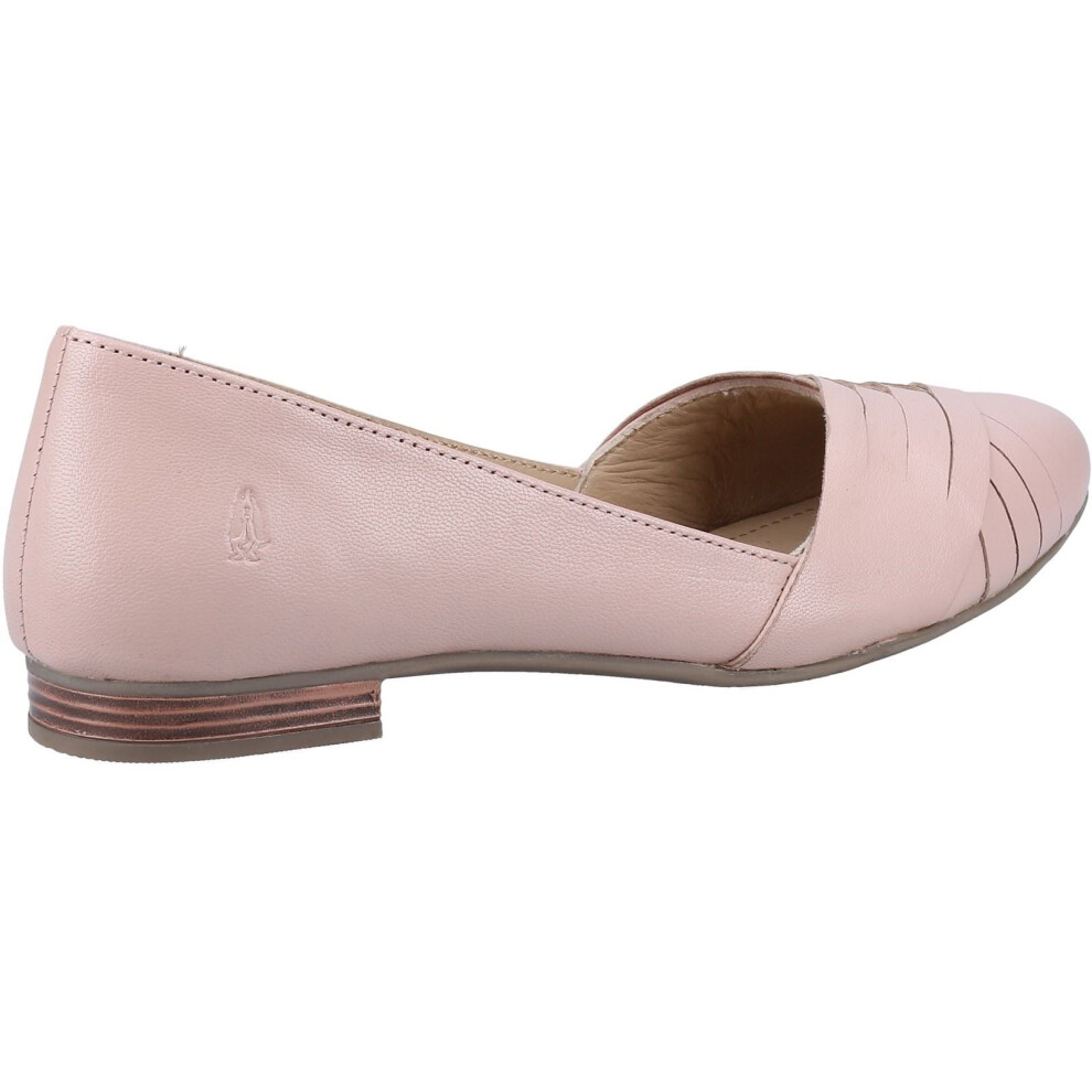 (Pink, 3 (Adults')) Hush Puppies Marley Ballerina Leather Women's Blush Flats