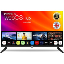 Cello C32WS Frameless LED 32 Inch Smart TV HDMI inputs, perfect for connecting external devices and gaming consoles, 3 Years Warranty