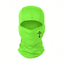 (Style 5) Cross Printed Ski Mask Hood for Men and Women Outdoor Riding Hat Sunshade Breathable Windproof and Sunscreen Hat