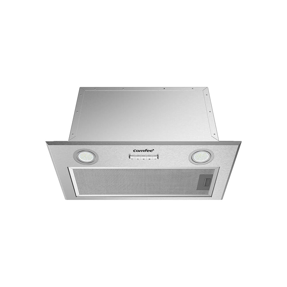 Integrated Cooker Hood 52cm BIHT01SS-52 with LED Light, 520mm Built-in Extractor Fan Kitchen