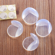 10pcs Baby Safety Table Corners PVC Corner Protectors Childrens Table Thickened Transparent Ball Shape Anti collision Corner Guards