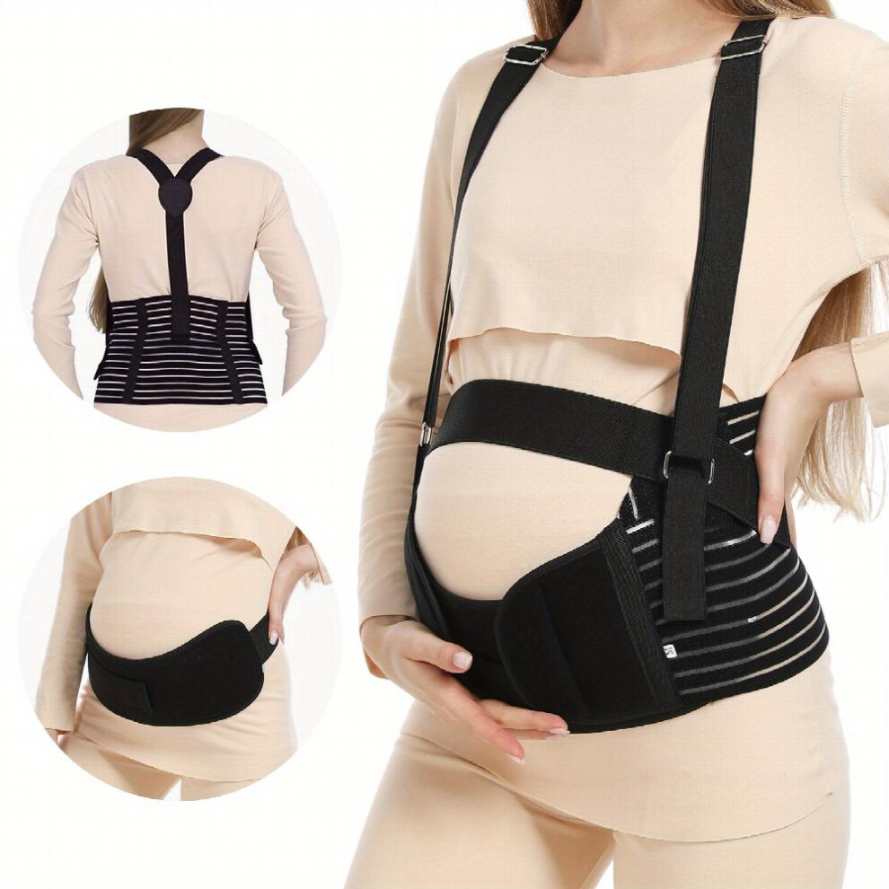 Maternity Belt For Pregnancy Support & Postpartum Pelvic Recovery Breathable Abdominal Binder With Detachable Shoulder Strap & Adjustable Sizes-image-OPC-PFJB8C9-NEW