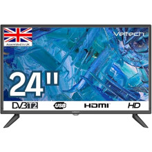VELTECH 24 Inch HD Ready LED TV Home Theater with Freeview HD easy connectivity to external devices such as gaming consoles and streaming devices.