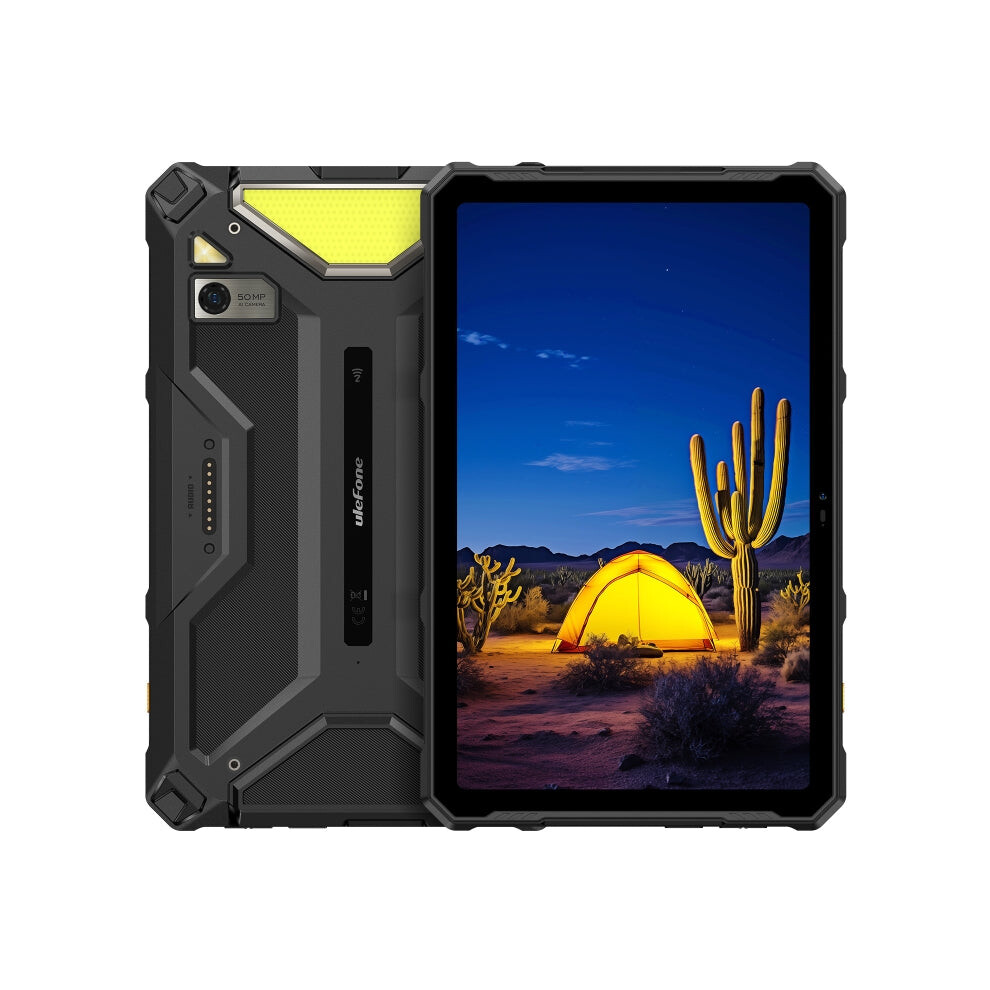Ulefone Armor Pad 4 Ultra Rugged Tablet Pc, 8Gb+256Gb, 10.36 Inch Android 14 Mediatek Dimensity 6300 Octa Core 5G Network, Eu Plug(Black) Black