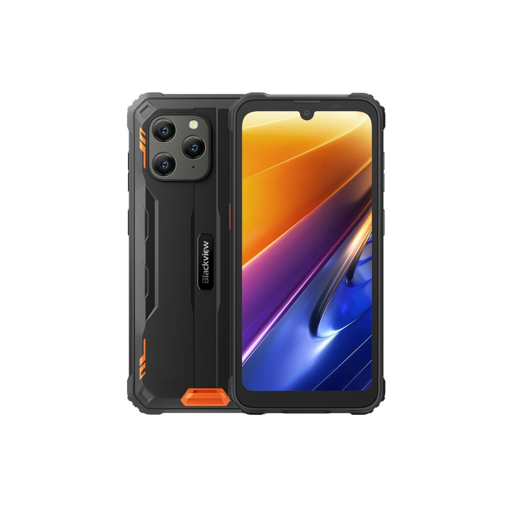 Blackview Bv5300 Plus, 8Gb+128Gb, Ip68/Ip69k/Mil-Std-810H, 6.1 Inch Android 13 Mediatek Helio G72 Octa Core, Network: 4G, Otg(Orange)