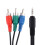 1.5m Jack 3.5mm RGB Component Video Cable 5