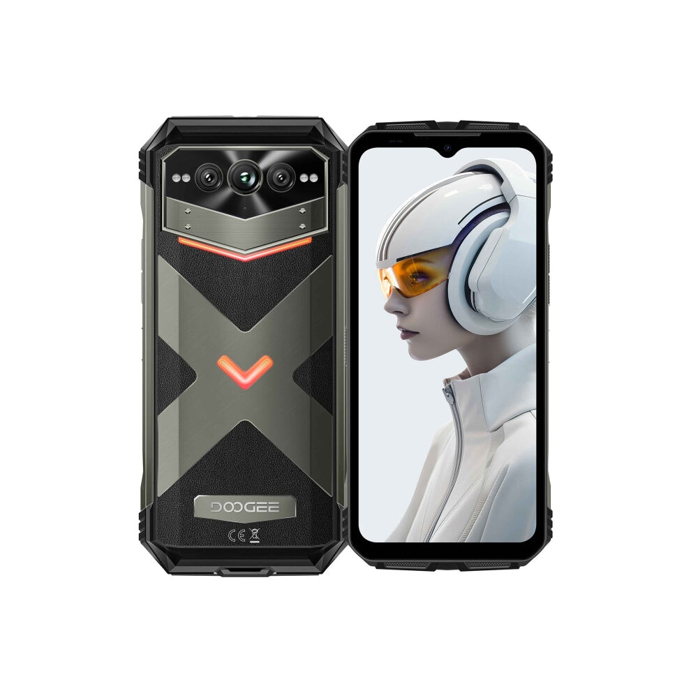Doogee Vmax Plus 5G Rugged Phone, 16Gb+512Gb, 6.58 Inch Android 14 Mediatek Dimensity 7050 Octa Core, Network: 5G, Otg, Nfc(Grey) Grey 740441809502