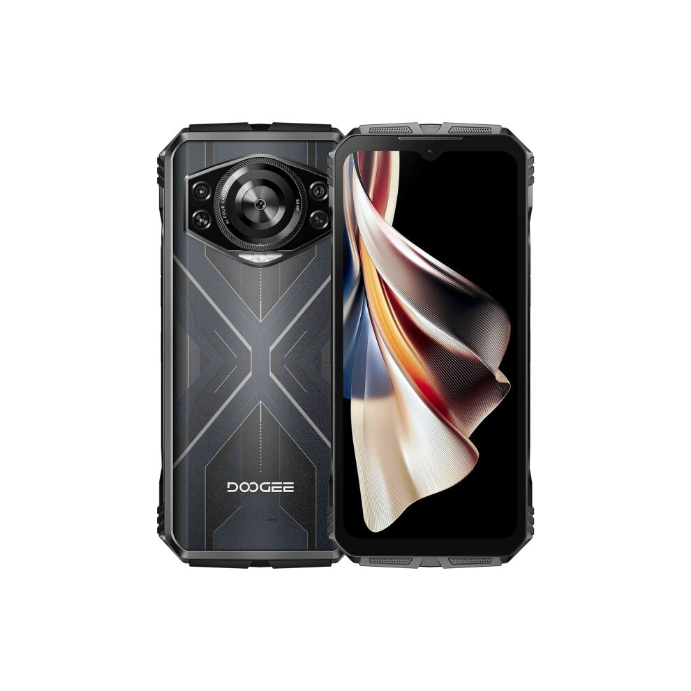 Doogee S Cyber, 8Gb+256Gb, 6.58 Inch Android 14 Spreadtrum T606 Octa Core, Network: 4G, Otg, Nfc (Black Silver) Black,Silver 740441809557