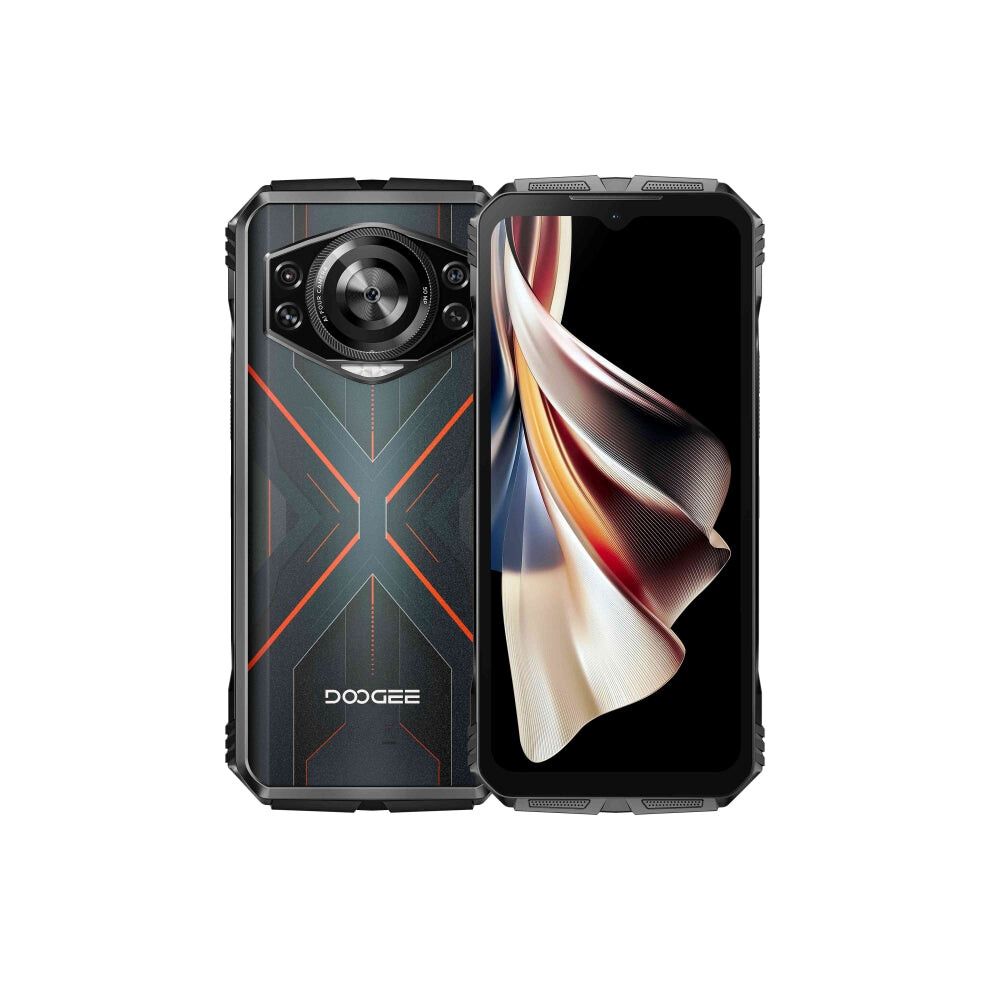 Doogee S Cyber, 8Gb+256Gb, 6.58 Inch Android 14 Spreadtrum T606 Octa Core, Network: 4G, Otg, Nfc (Black Red) Black,Red 740441809533