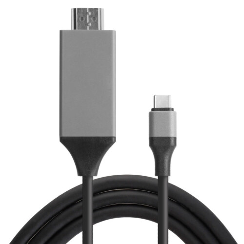 USB-C / Type-C 3.1 to HDMI Converter Adapter Cable, Length: 2m(Black) 1