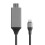 USB-C / Type-C 3.1 to HDMI Converter Adapter Cable, Length: 2m(Black) 3
