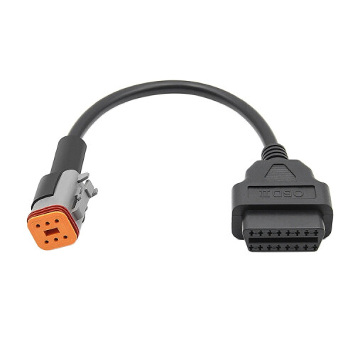 6Pin Motorcycles OBD2 Conversion Cable OBDII Diagnostic Adapter Cable for Harley Davidson 1