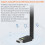 1510 150Mbps Drive Free USB Network Adapter WiFi Transmitter Receiver 7