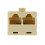RJ45 Dual Ports LAN Ethernet Connector Network Adapter 5