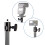 2 PCS Flash Light Stand 1/4 Photography Light Holder Adapter Tripod Conversion Interface 7
