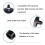 2 PCS Flash Light Stand 1/4 Photography Light Holder Adapter Tripod Conversion Interface 5