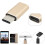 Aluminum Micro USB to USB 3.1 Type-C Converter Adapter(Gold) 4
