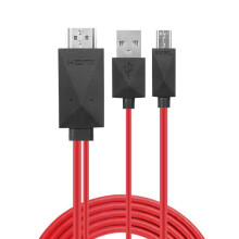 2m Full HD 1080P Micro USB MHL USB Connector to HDMI Adapter HDTV Adapter Converter Cable