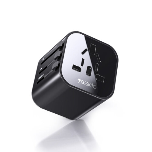 Yesido MC-09 Multi-function Universal Travel Adapter Plug(Black) 1
