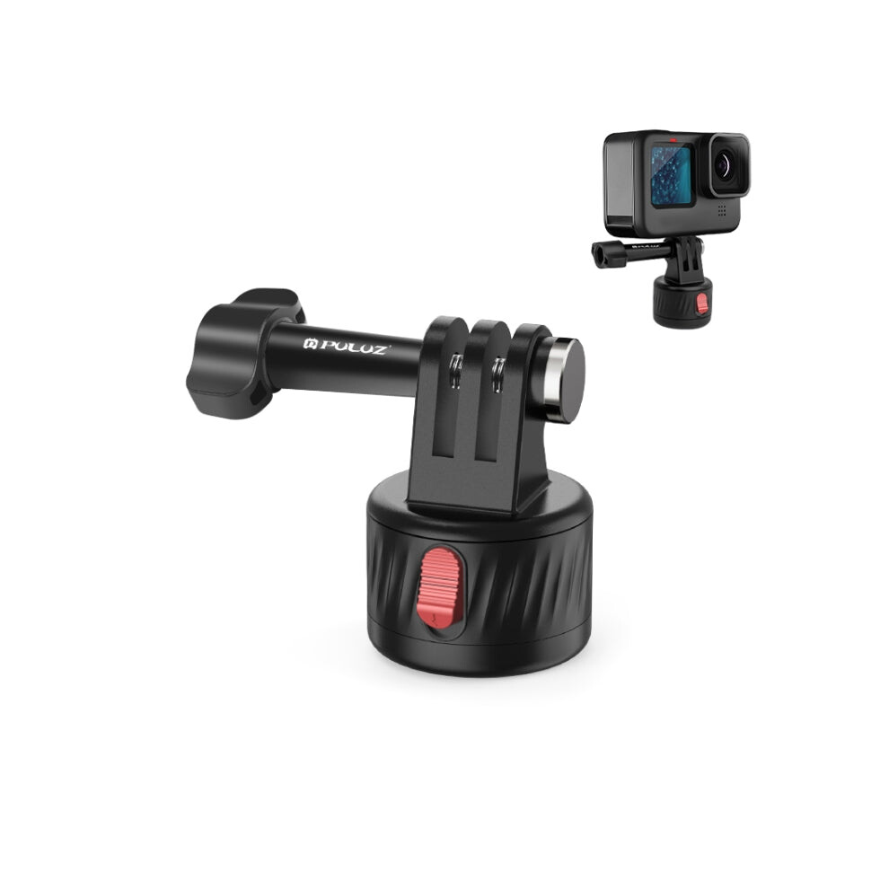 Puluz Action Camera 1/4 Inch Magnetic Base Adapter (Black) Black 740441827506