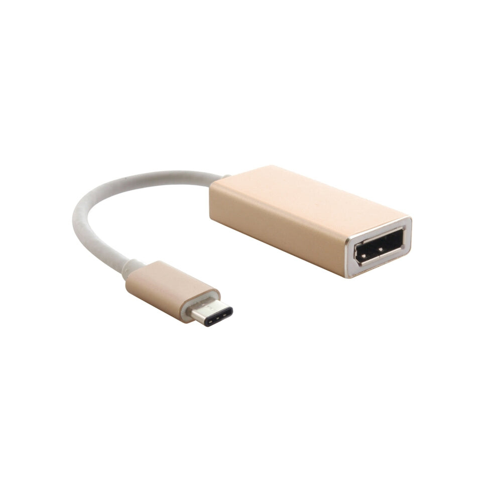Usb-C / Type-C 3.1 To Display Adapter Cable For Macbook 12 Inch, Chromebook Pixel 2015, Nokia N1 Tablet Pc, Length: About 10Cm(Gold) Gold 880007707573