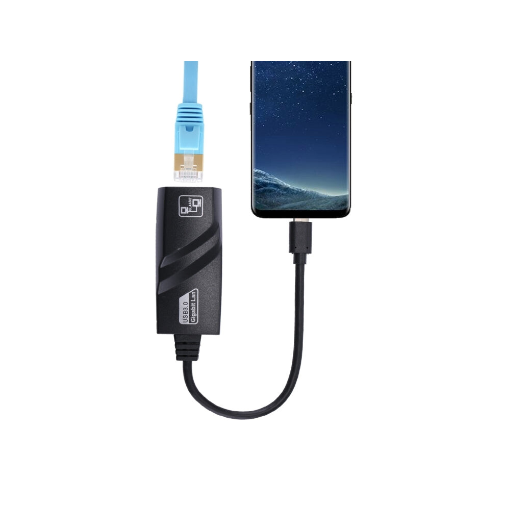 15Cm Usb-C / Type-C To Rj45 Gigabit Ethernet Network Adapter 740390261710