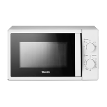 Swan Manual Microwave With 5 Power Levels 700W 20 Litres - White