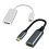 HW-TC01A USB 3.1 Type-C To HDMI Adapter Cable For Computer Phone Projectior(Black) 3