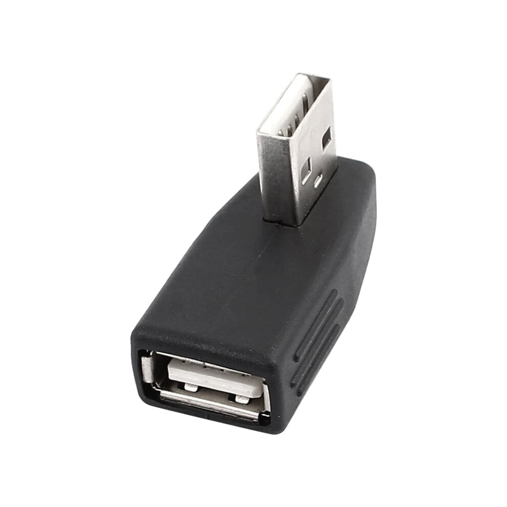 Usb 2.0 Am To Af Adapter With 90 Degree Angle, Support Otg Function 740390248599