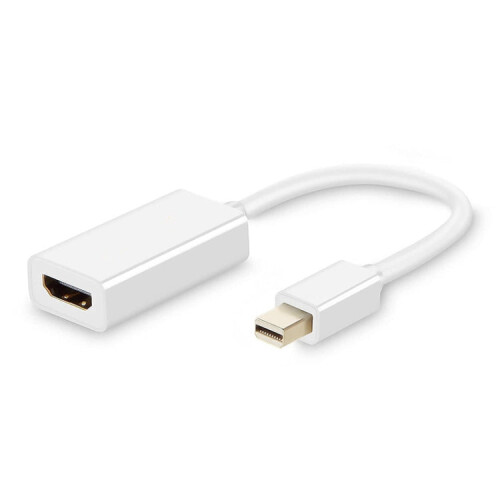 Mini DisplayPort to HDMI Female Adapter Cable(White) 1