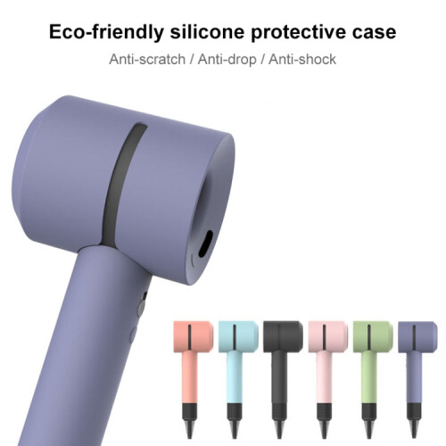 Hairdryer Shockproof Silicone Protective Case For Dyson(Black) 2